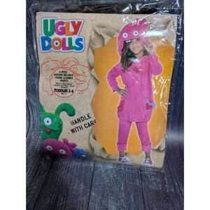 Ugly Dolls Moxy Halloween Costume Dress Up Child 3t-4t - Hoodie Leggings Hearts